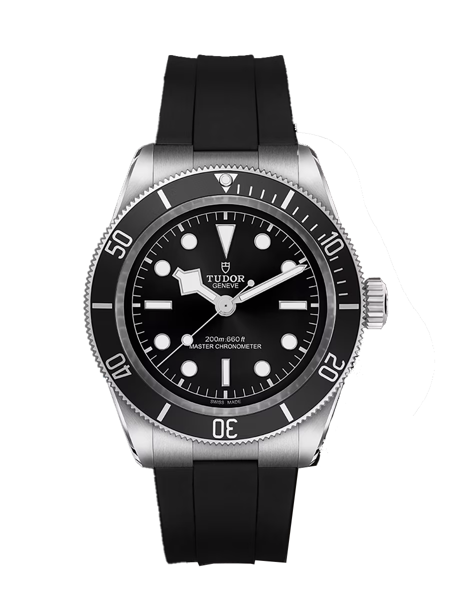 Black Bay 41mm Steel Case Rubber Strap