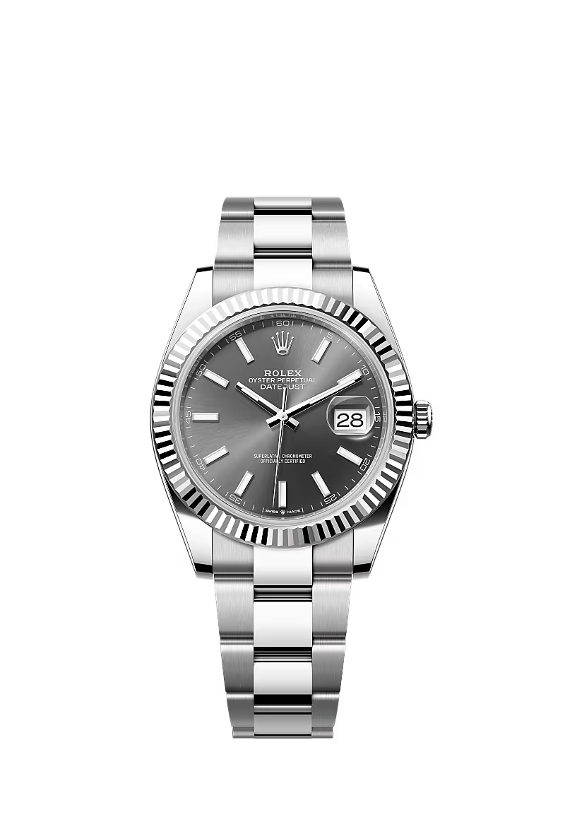 Datejust 41 Oyster, 41 mm | Slate, Oyster