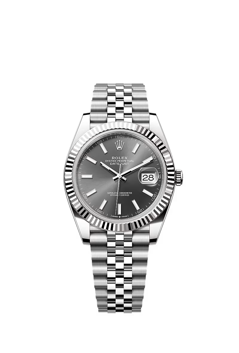 Datejust 41 Oyster, 41 mm | Slate, Jubilee