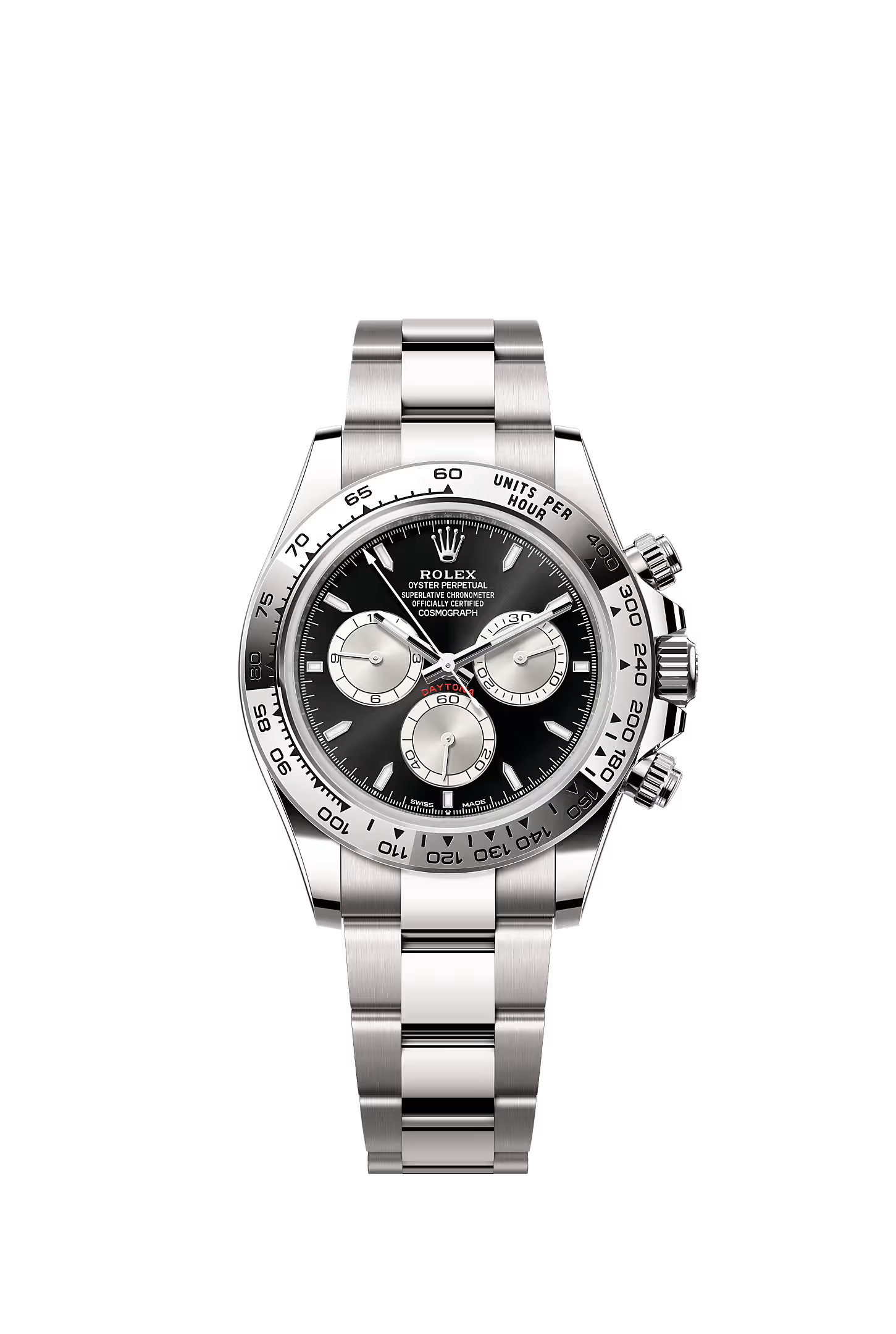 Cosmograph Daytona White Gold - Bright Black & Steel