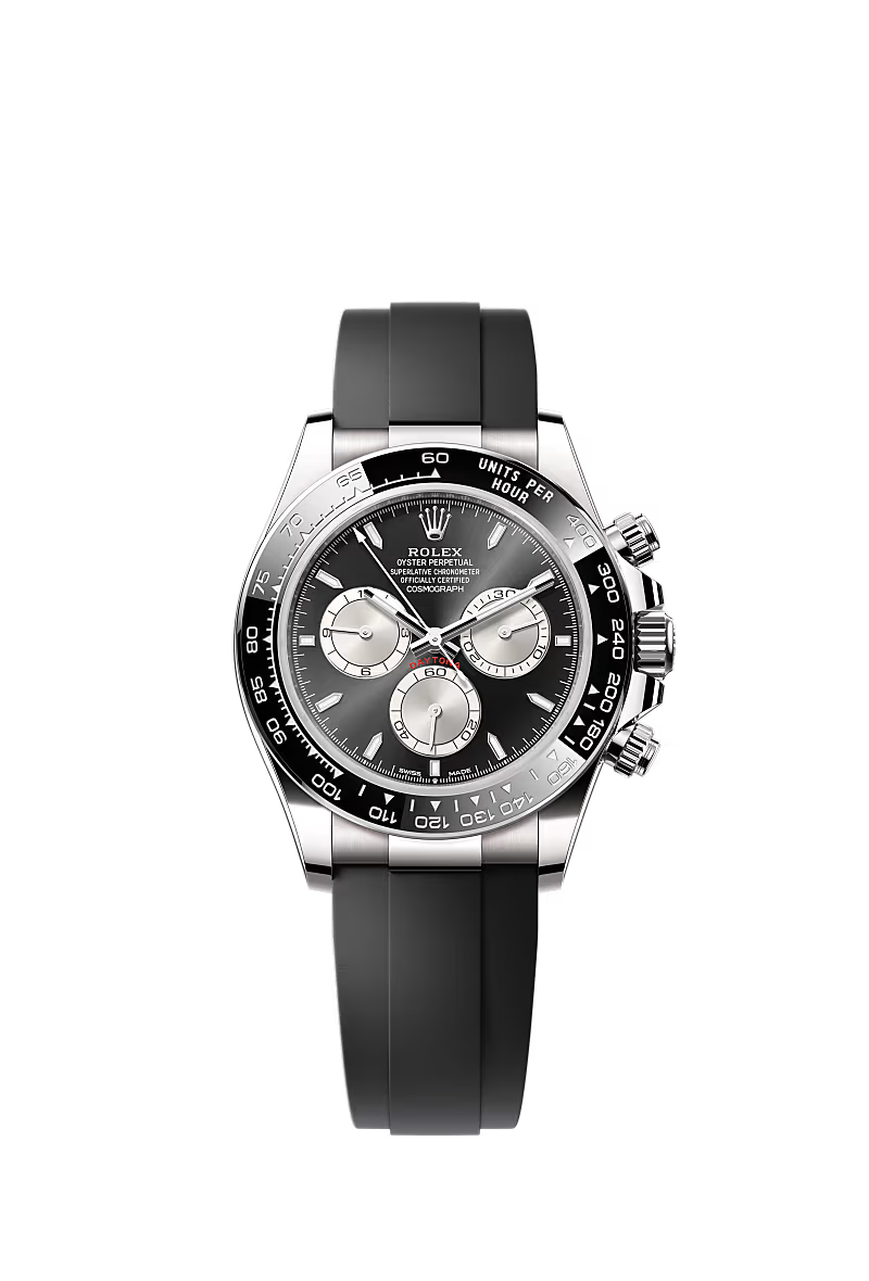 Cosmograph Daytona White Gold - Bright Black & Steel