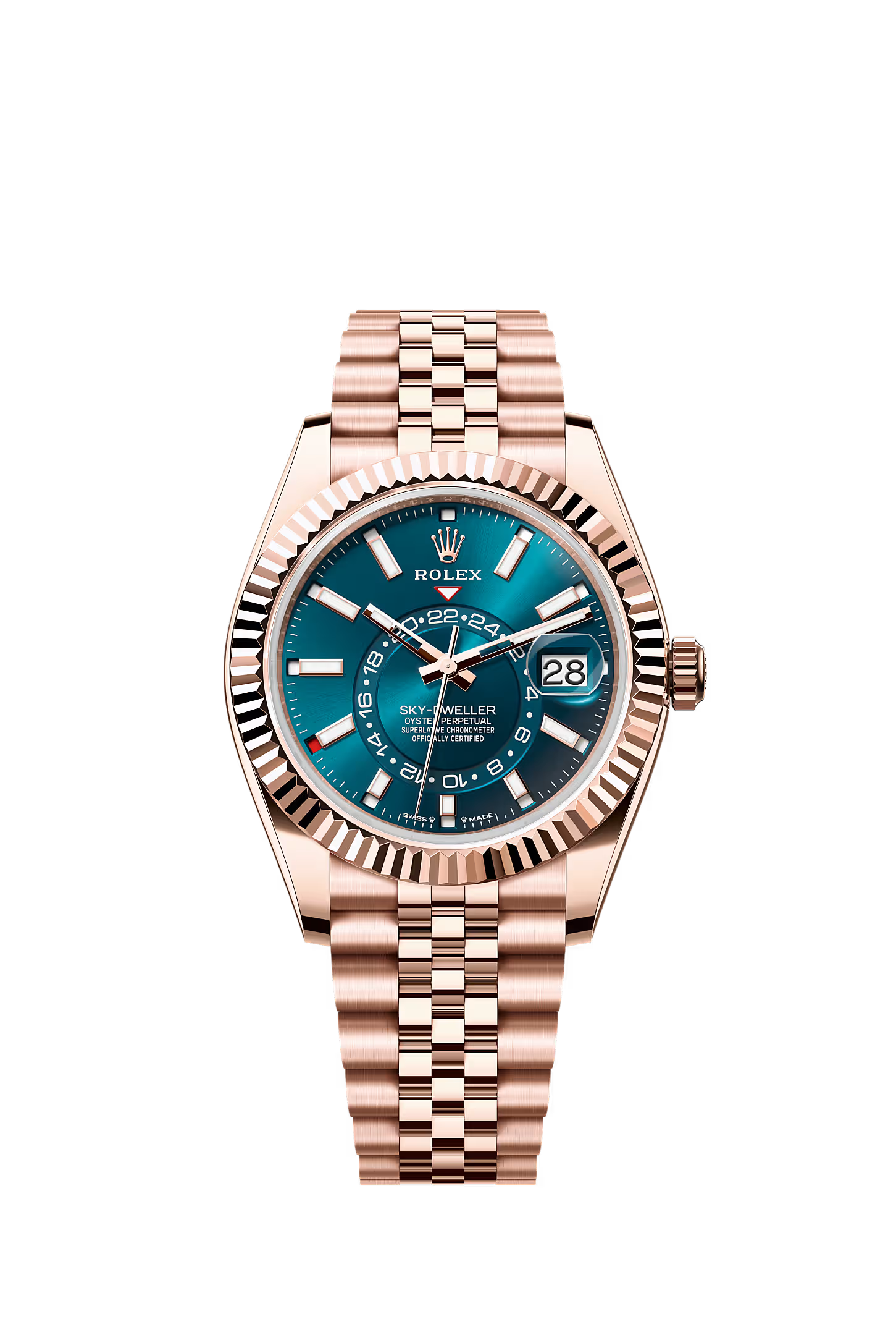 Skydweller: Everose gold - Blue Green