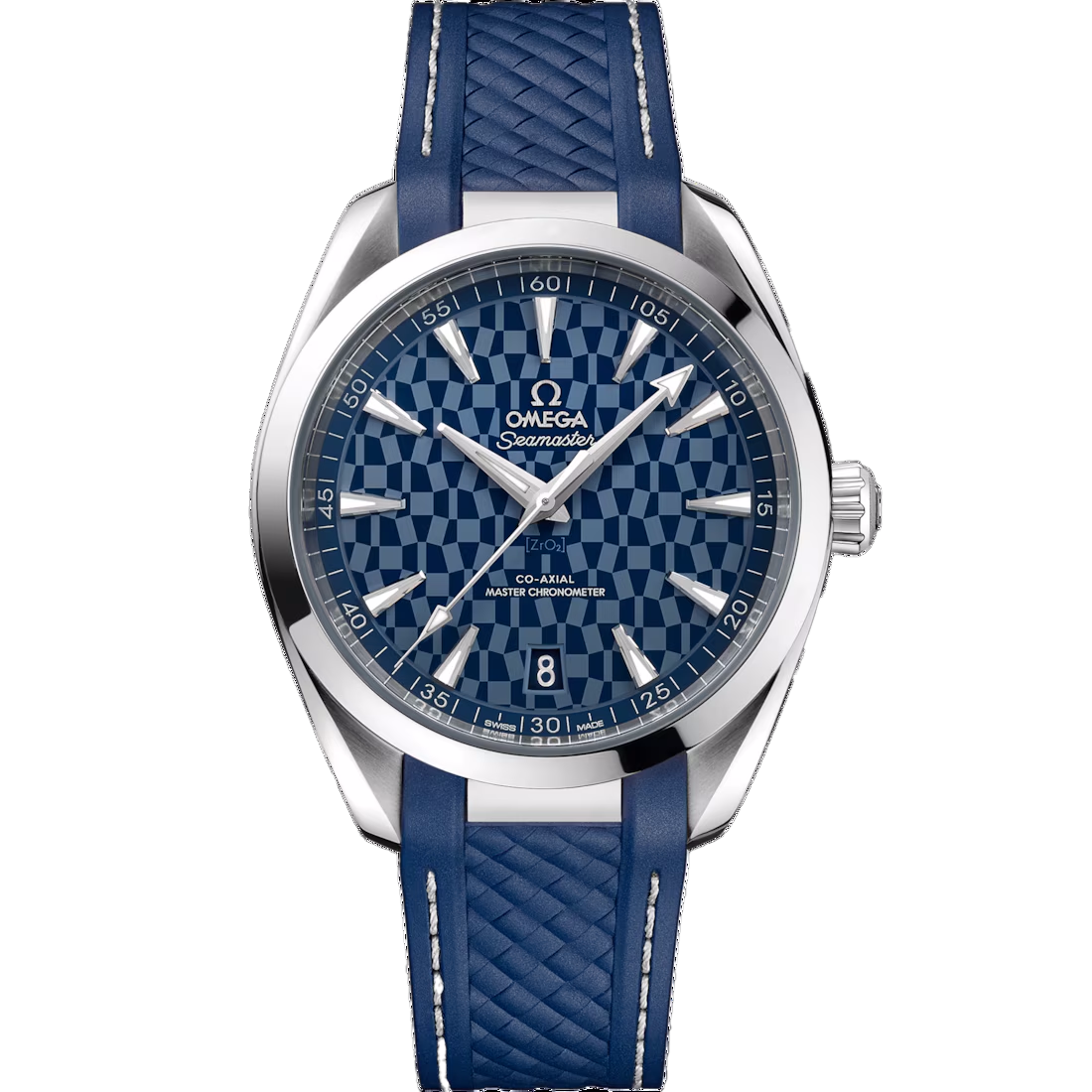 Seamaster Aqua Terra 150M 41 mm, steel on rubber strap