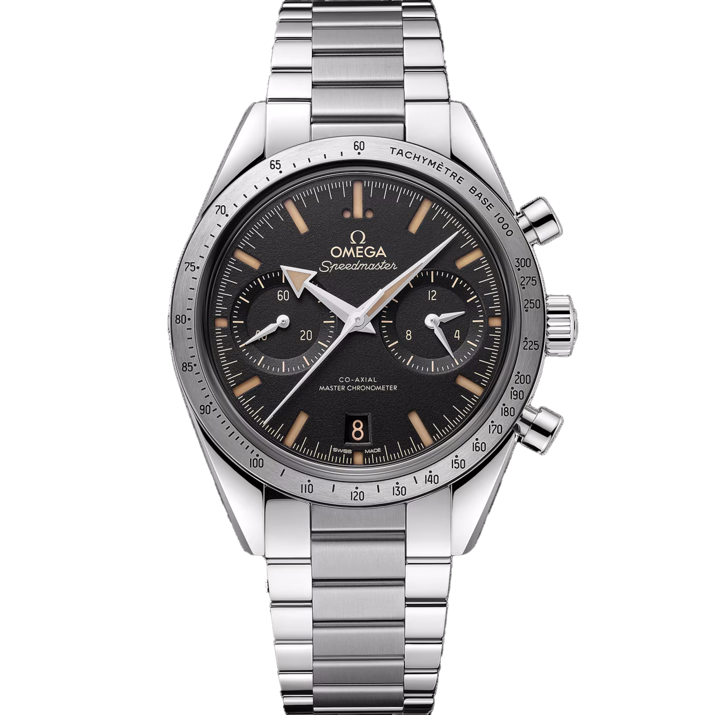 Speedmaster '57 40.5 mm, steel on steel