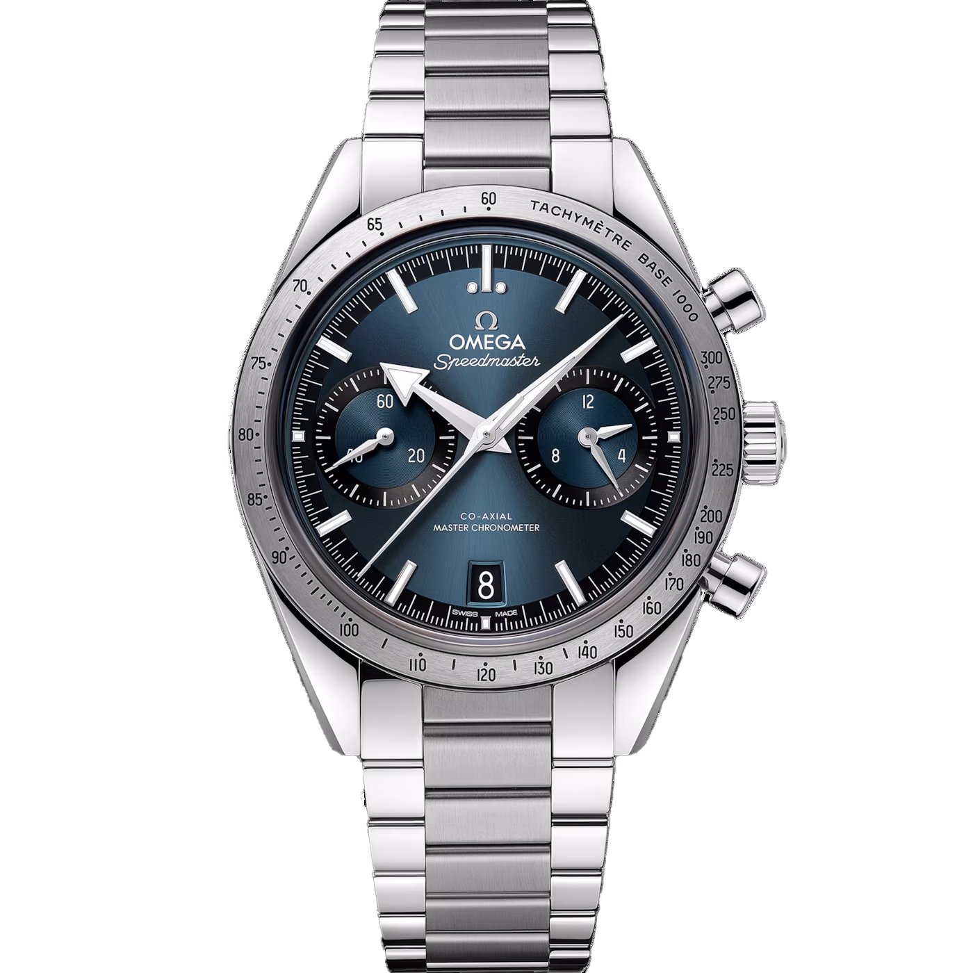 Speedmaster '57 40.5 mm, steel on steel