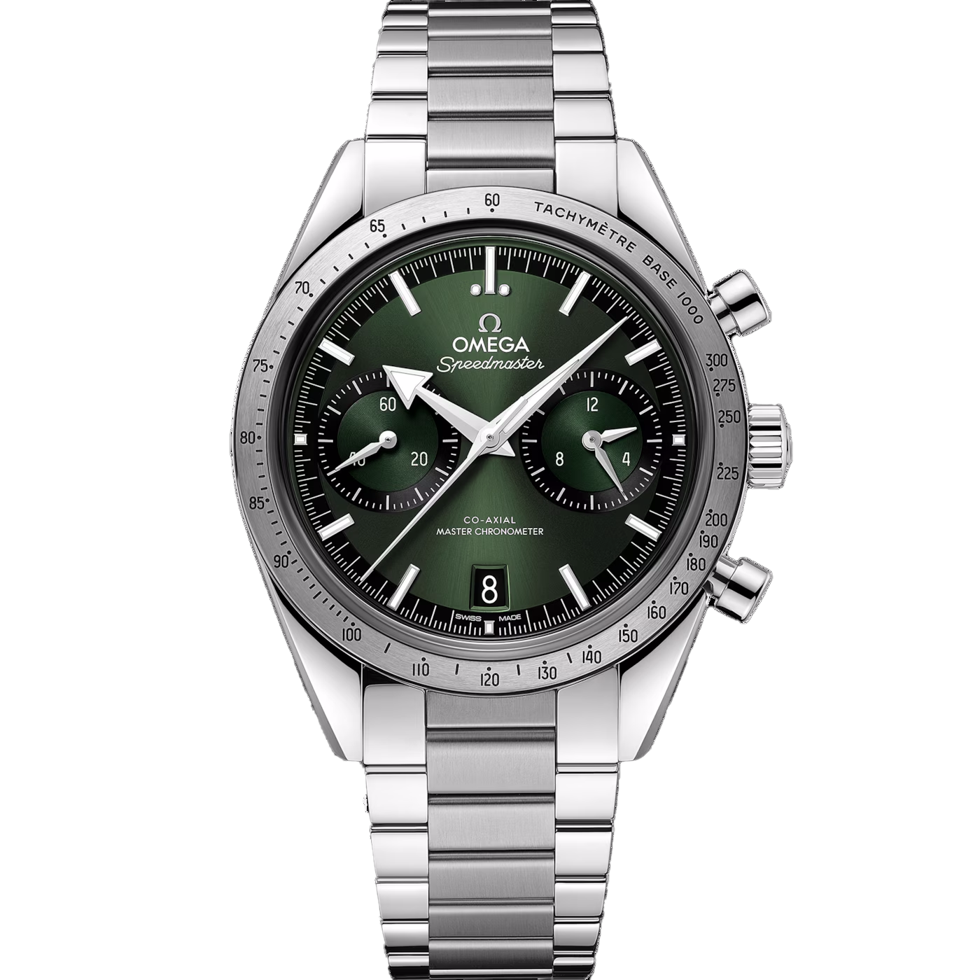 Speedmaster '57 40.5 mm, steel on steel