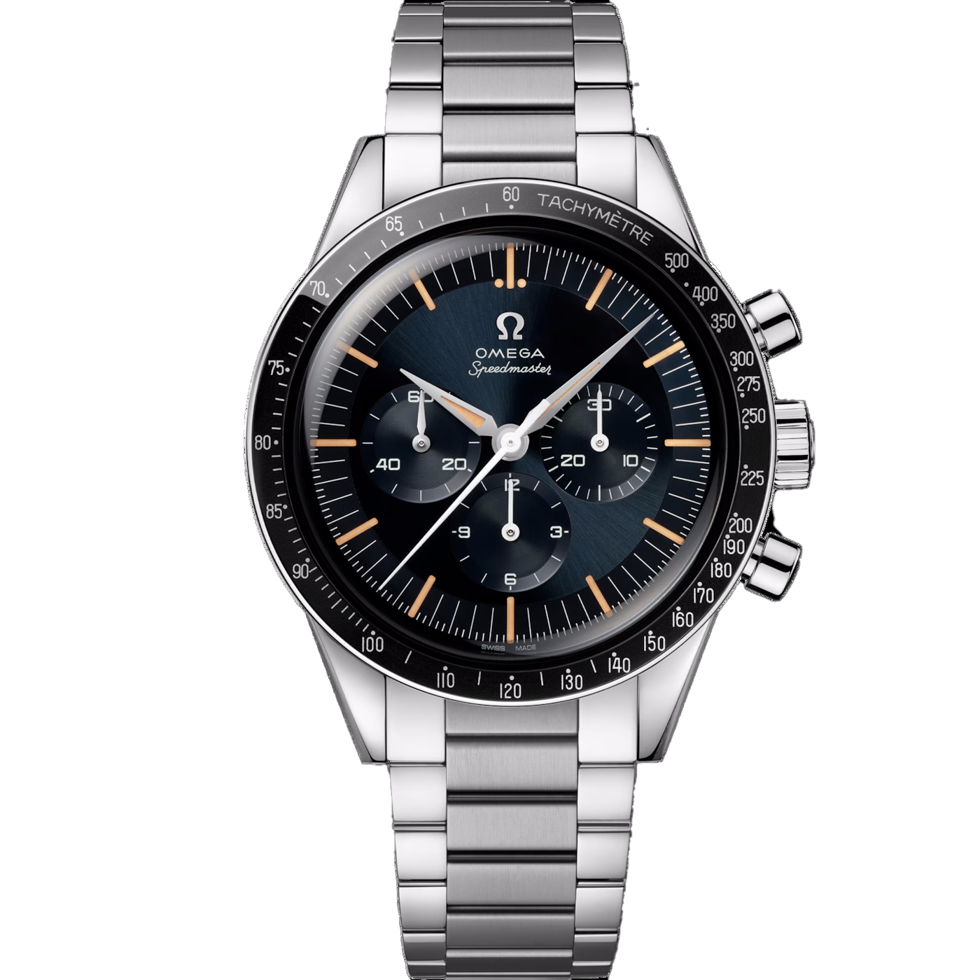Speedmaster First OMEGA in Space 39.7 mm, steel on steel