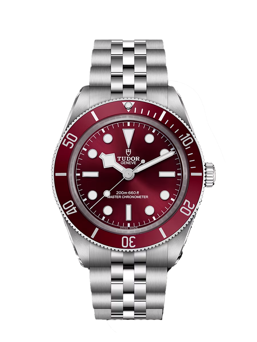Black Bay 58 Steel Case, Steel Bracelet Burgundy