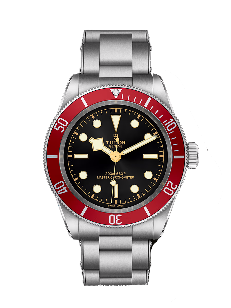 Black Bay 41mm Steel Case Steel 3-Links Burgundy