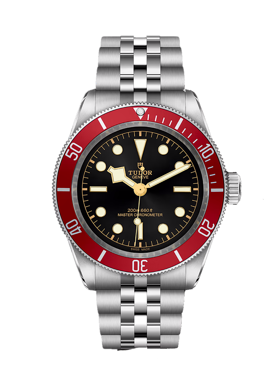 Black Bay 41mm Steel Case Steel 5-Links Burgundy