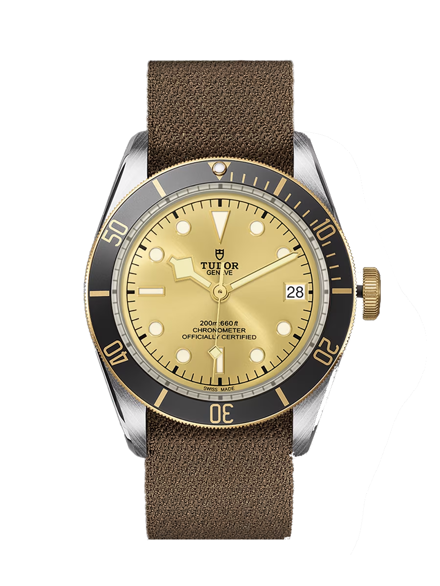 Black Bay S&G Steel Case Fabric Strap