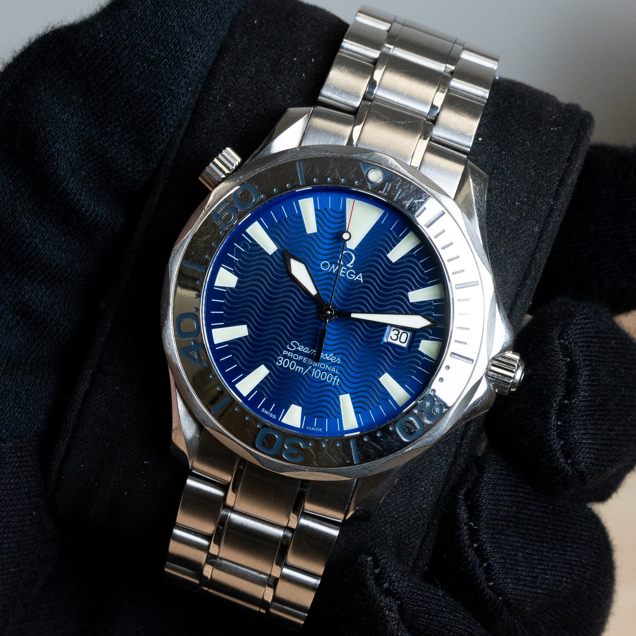 Omega Seamaster 300 Electric Blue