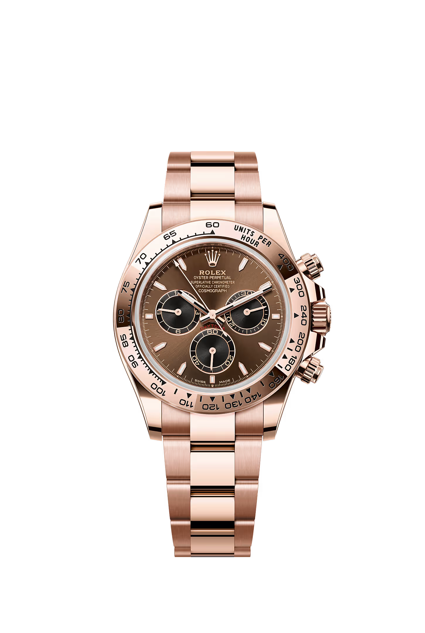 Cosmograph Daytona: Everose gold, chocolate & black