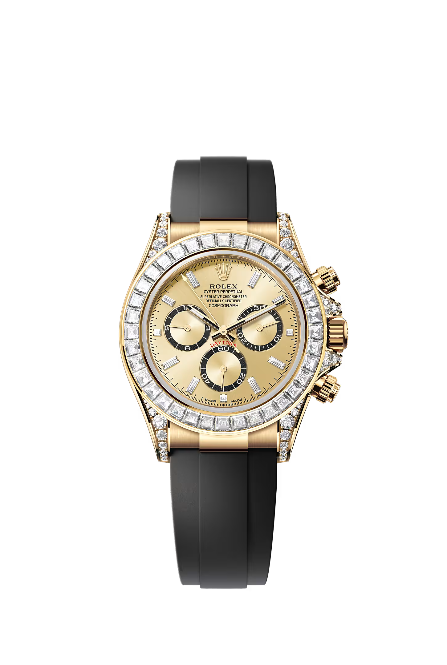 Cosmograph Daytona: Golden, Bright Black & Gold Sets with Diamonds